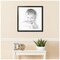 ArtToFrames 26x26" Matted Picture Frame with 22x22" Single Mat Photo Opening Framed in 1.25" Black and 2" Mat (FWM-3926-26x26)